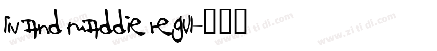 Liv and Maddie Regul字体转换